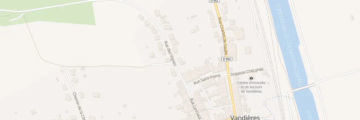 Plan du 4 Rue des Vignes à Vandières