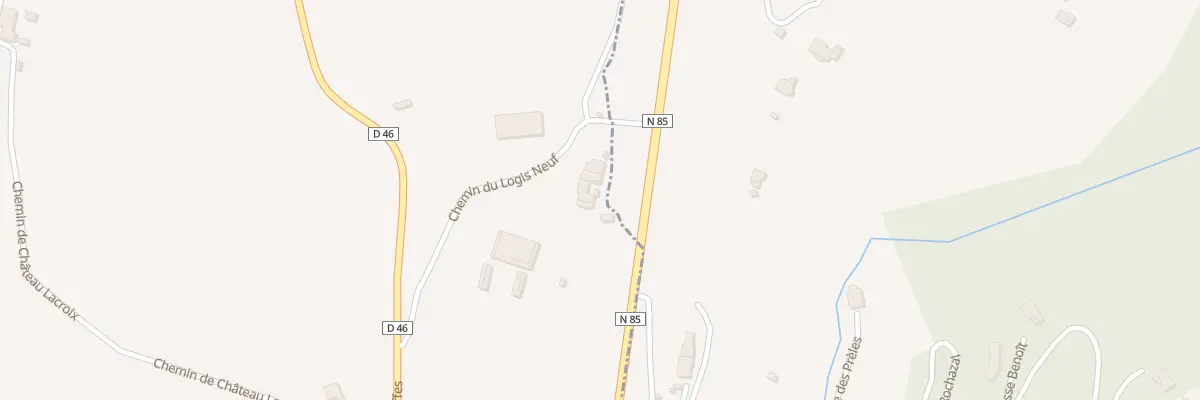 Plan du 5370 Le Logis Neuf à Tallard