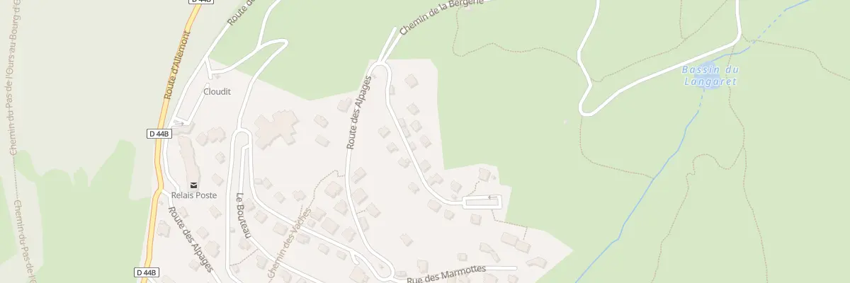 Plan du 48 Rte des Alpages à Villard-Reculas