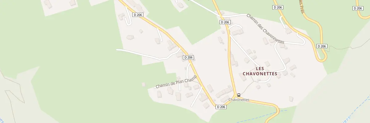 Plan du 5002 Rte du Col des Prés à Thoiry