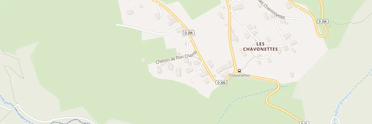 Plan du 33 Che de Plan Champ à Thoiry