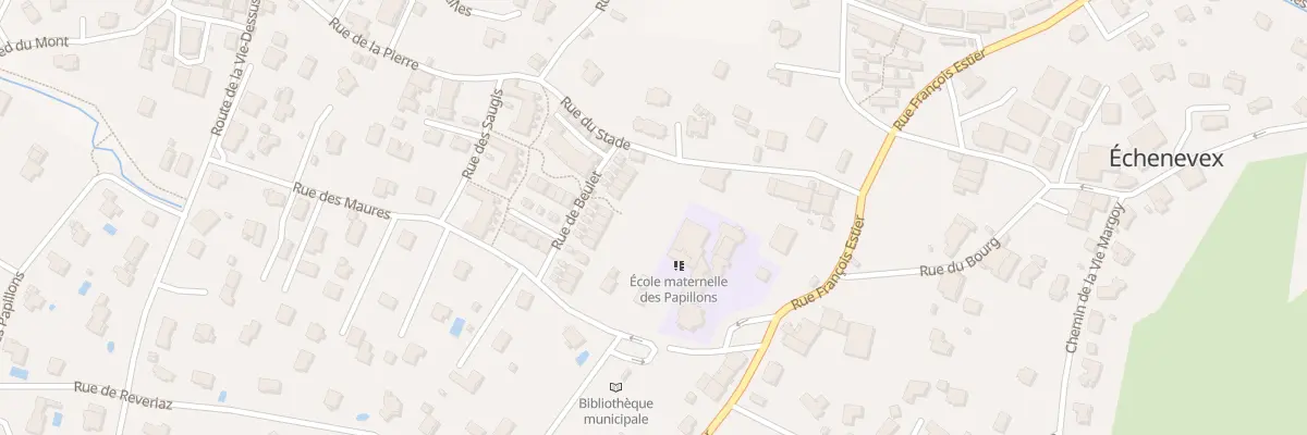 Plan du Village à Échenevex
