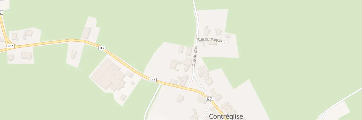 Plan du 7 Rue du Bas à Contréglise
