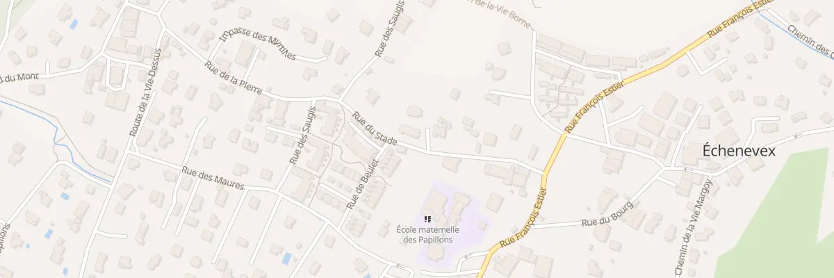 Plan du 138 Rue du Stade à Échenevex