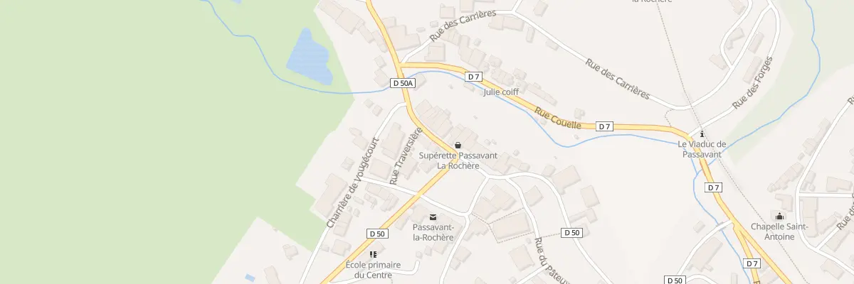 Plan du 5 Grande Rue à Passavant-la-Rochère