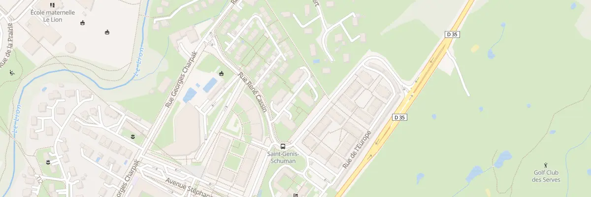 Plan du 24 Rue Alcide de Gaspéri à Saint-Genis-Pouilly