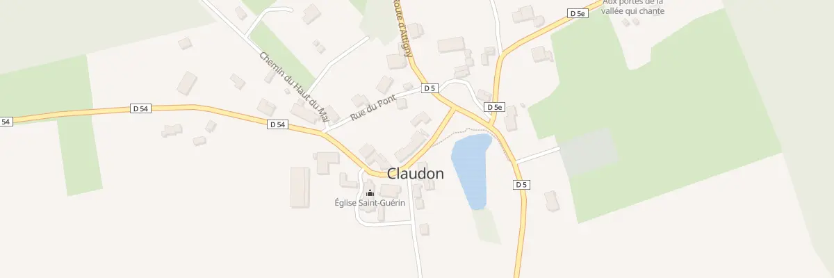 Plan du 4 Rue de l’Eglise à Claudon