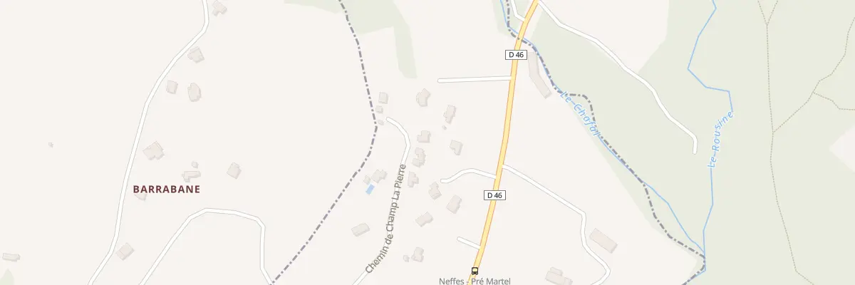 Plan du 5281 Pre Martel à Neffes