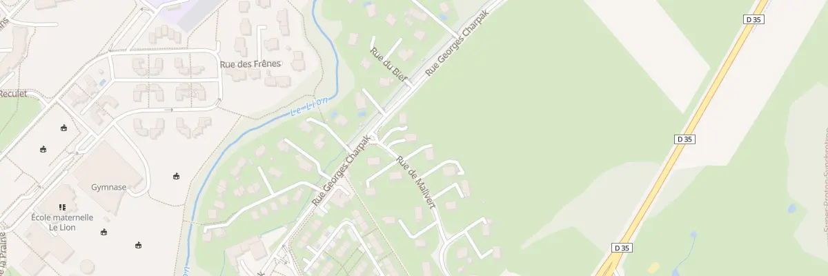 Plan du 54 Rue de Malivert à Saint-Genis-Pouilly