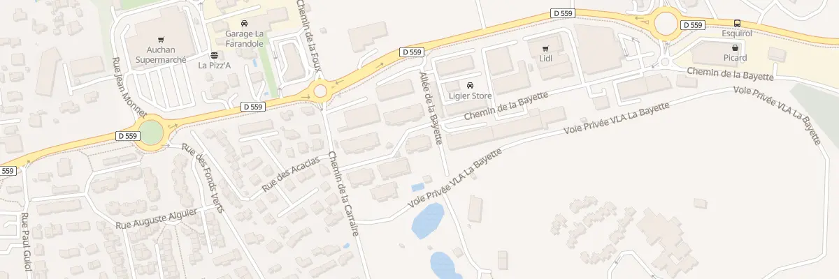 Plan du 66 Rue des Pivoines au Pradet