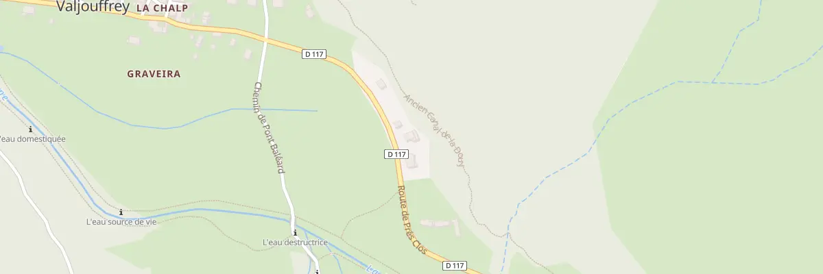Plan du 791 Rte de Près Clos à Valjouffrey