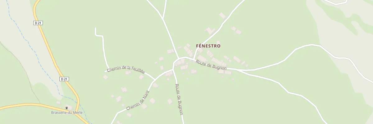 Plan du 5067 Fenestro à Puygros
