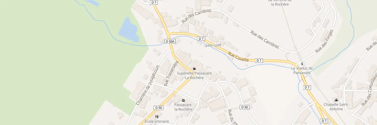 Plan du 14 Gr Grande Rue à Passavant-la-Rochère