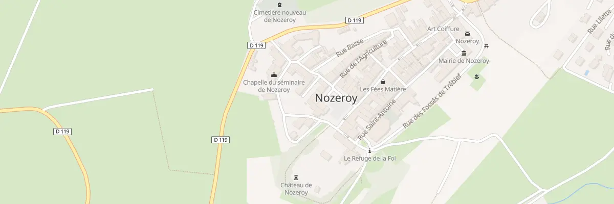 Plan du 12 Pl des Annonciades à Nozeroy