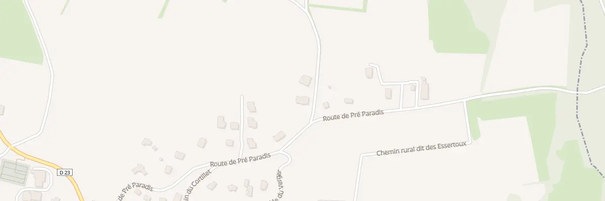 Plan du 415 Rte de Pré Paradis à Vers