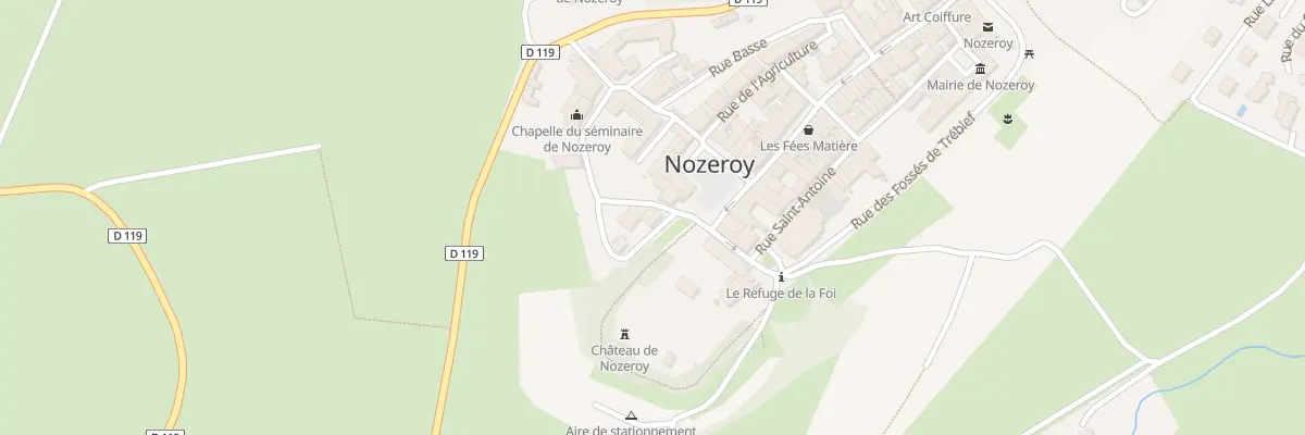 Plan du 1 Rue du Parc à Nozeroy