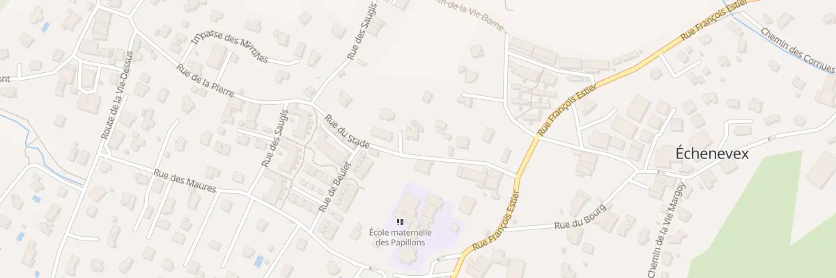 Plan du 136 Rue du Stade à Échenevex