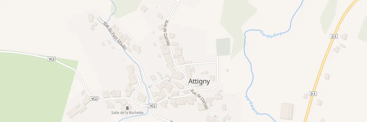 Plan du 24 Rue de Darney à Attigny