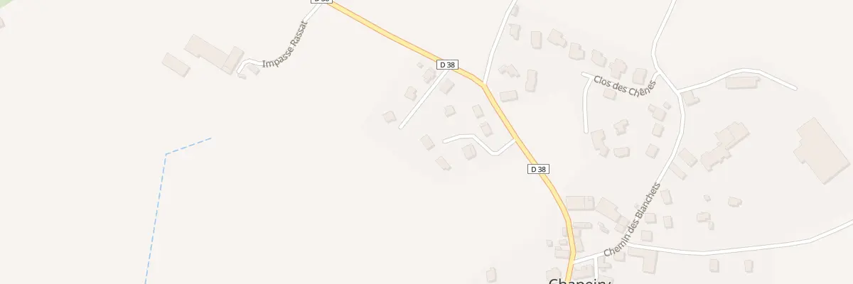 Plan du 100 Clos Saint Martin à Chapeiry
