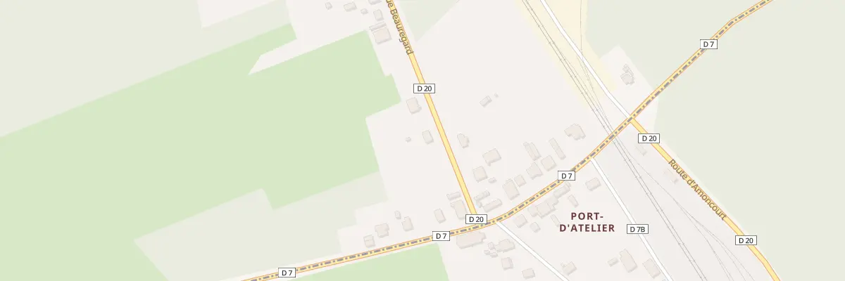 Plan du 1 Rue Beauregard à Amance
