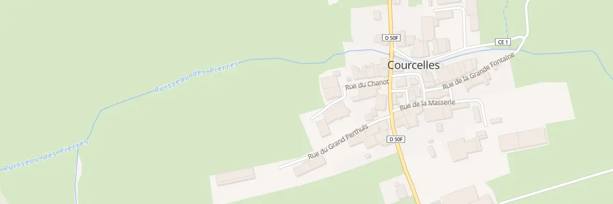 Plan du 9 Rue du Chanot à Courcelles