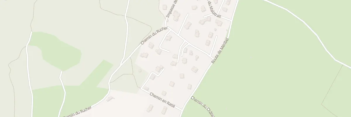 Plan du 99A Che du Rucher à Villebois
