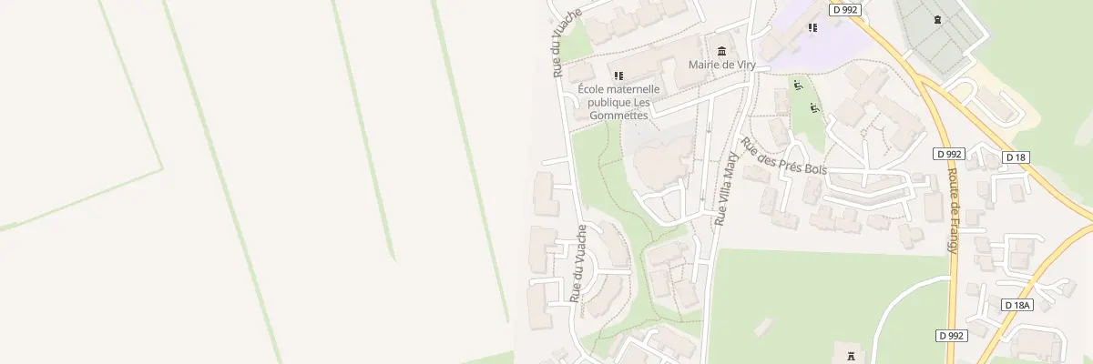 Plan du 334 Rue du Vuache à Viry