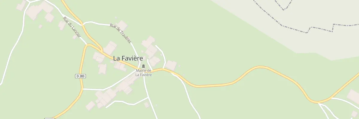 Plan du 15 Rue Principale à La Favière