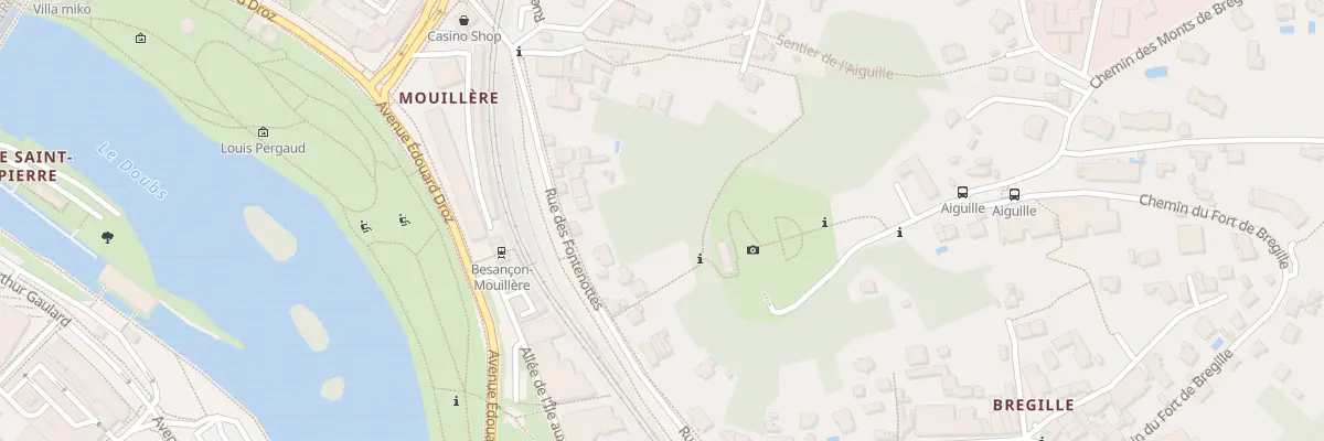 Plan du 14 Rue des Fontenottes à Besançon