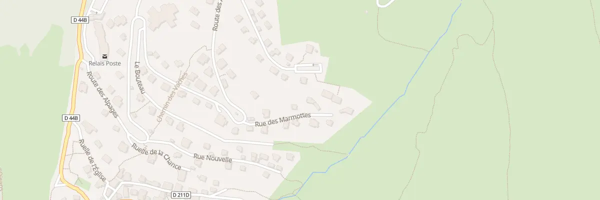 Plan du 6 Rue des Marmottes à Villard-Reculas