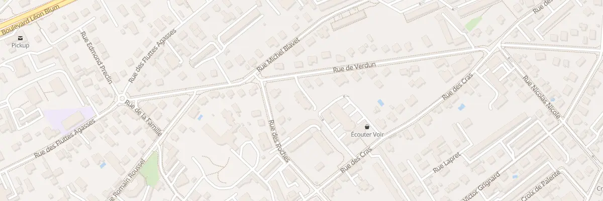Plan du 19 Rue de Verdun à Besançon