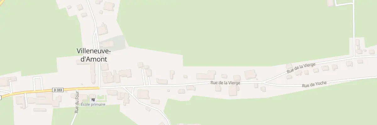 Plan du 11 Rue de la Vierge à Villeneuve-d’Amont