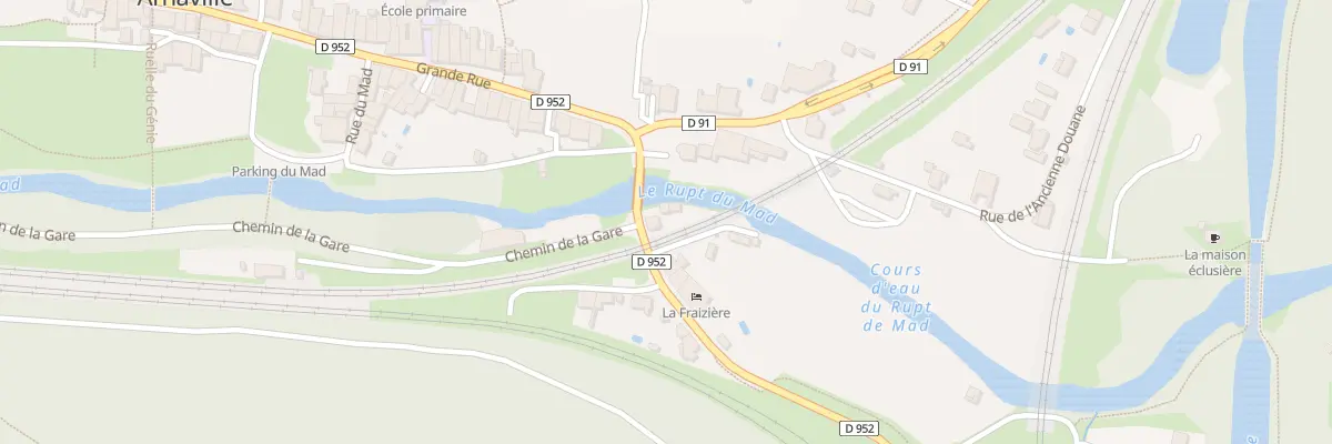Plan du 27 Rue de Pagny sur Moselle à Arnaville