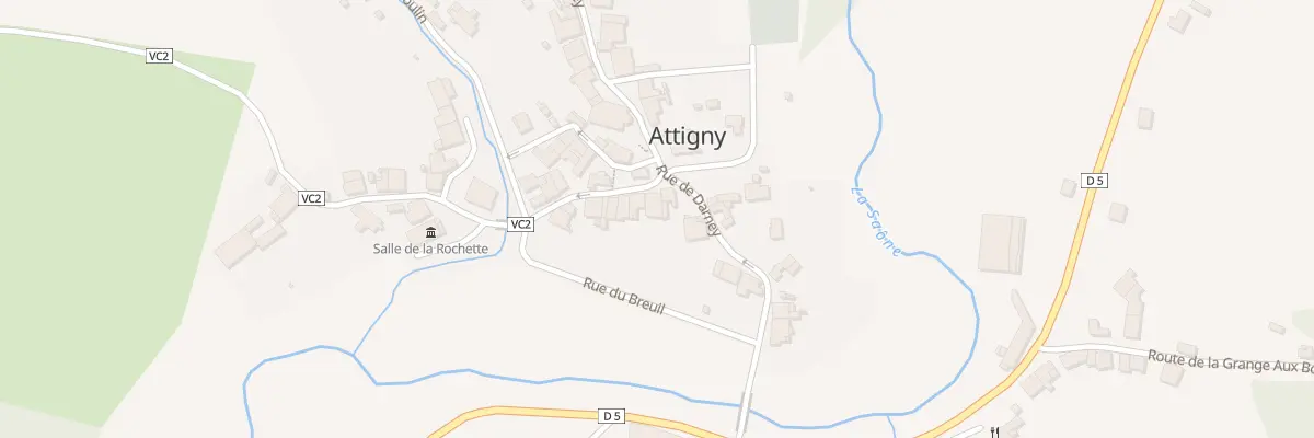Plan du 3 Rue de Monthureux à Attigny