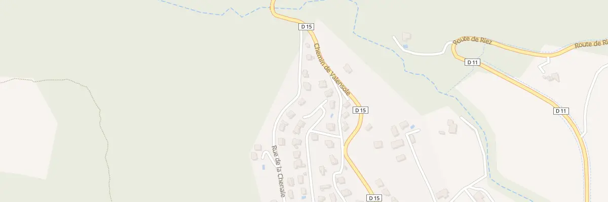 Plan du 7034 Chemin de Valensole à Quinson