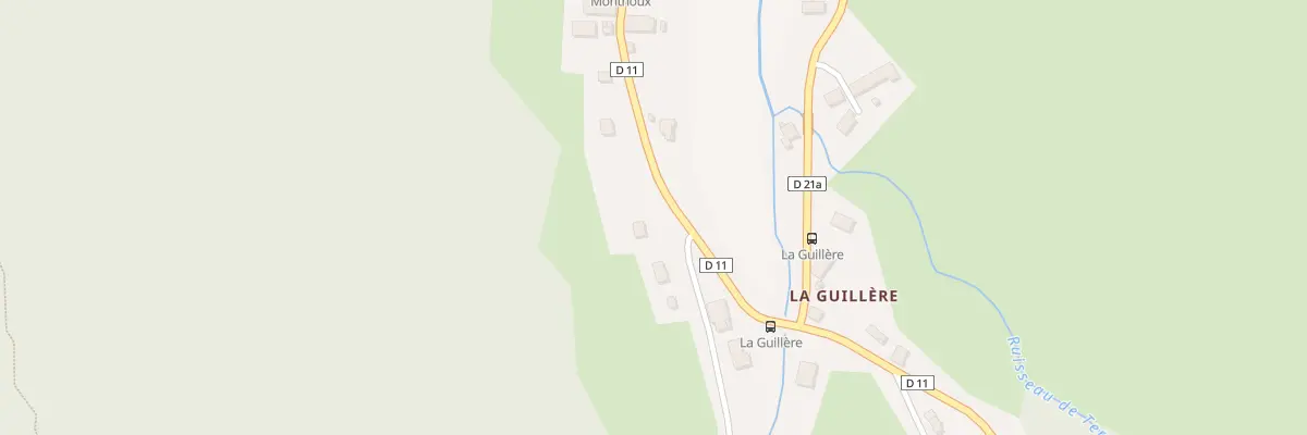 Plan du 169 Rte de Monthoux à La Thuile