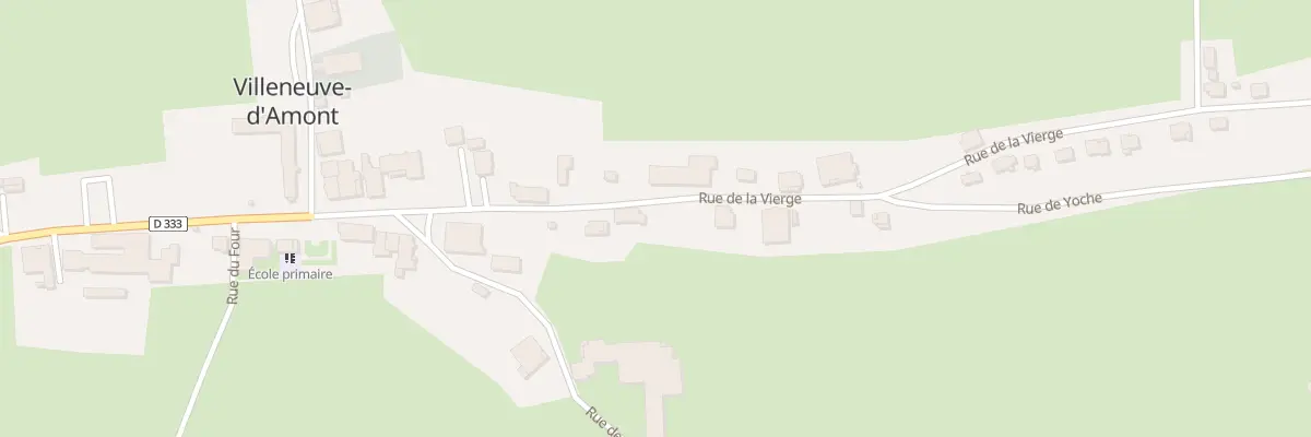 Plan du 6 Rue de la Vierge à Villeneuve-d’Amont