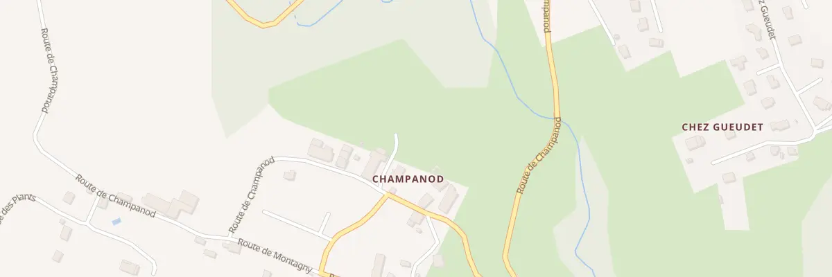 Plan du 132 Rte de Champanod à Chavanod