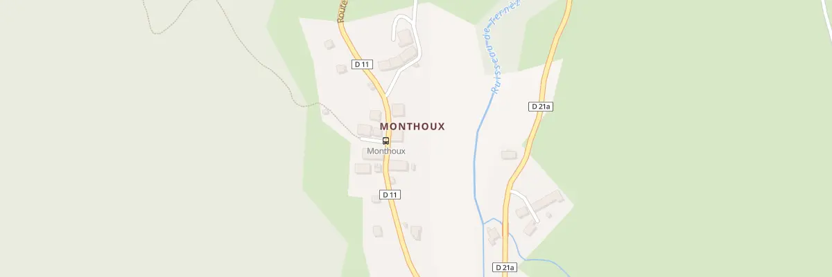 Plan du 5010 Monthoux à La Thuile
