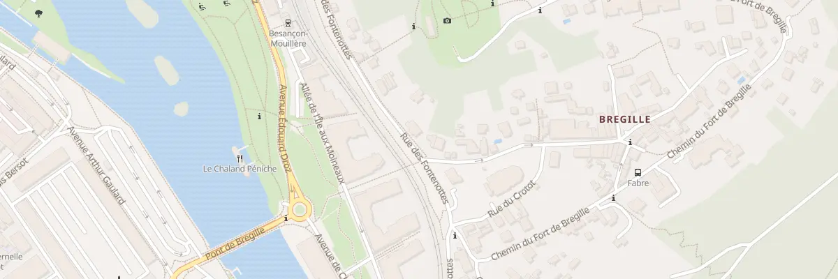 Plan du 24 Rue des Fontenottes à Besançon