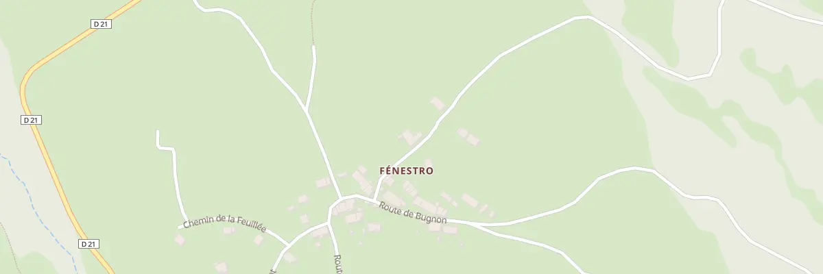 Plan du 5057F Sous Fenestro à Puygros