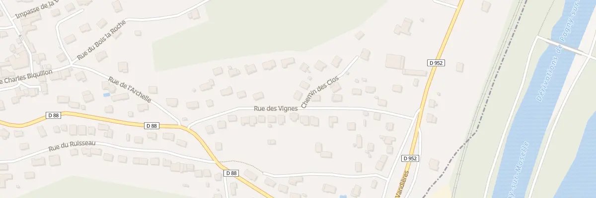 Plan du 23 Rue des Vignes à Norroy-lès-Pont-à-Mousson
