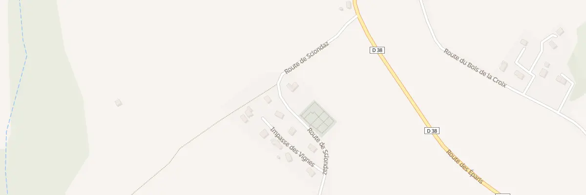 Plan du 147 Rte de Sciondaz à Chapeiry