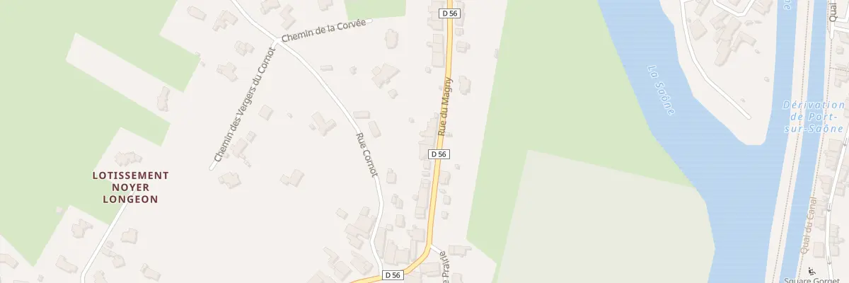 Plan du 83 Rue du Magny à Port-sur-Saône