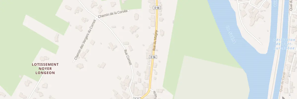 Plan du 81 Rue du Magny à Port-sur-Saône