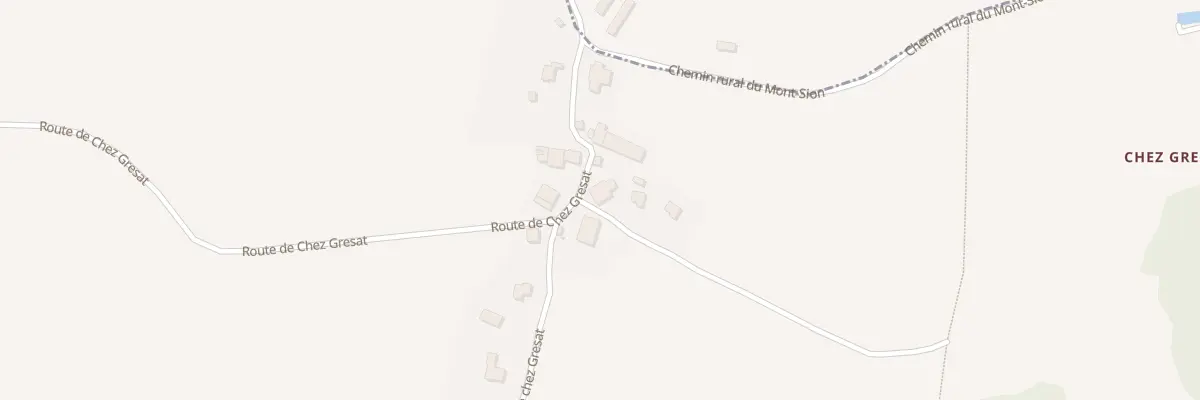 Plan du 924 Rte de chez Gresat à Cernex