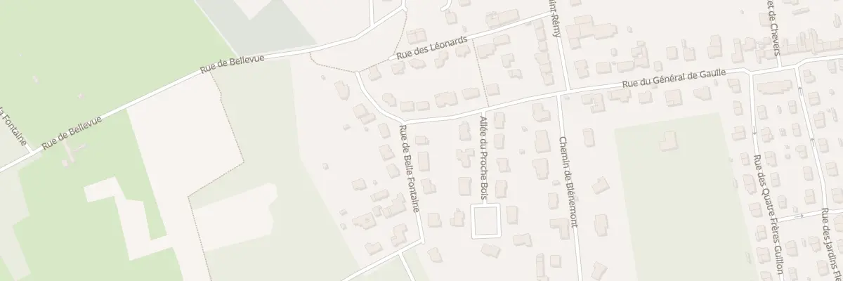 Plan du 2 Rue de Belle Fontaine à Maidières