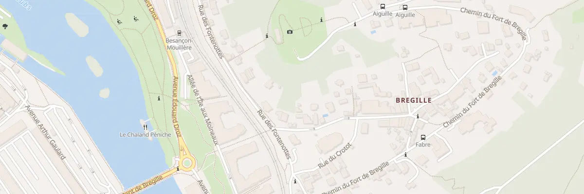 Plan du 28 Rue des Fontenottes à Besançon