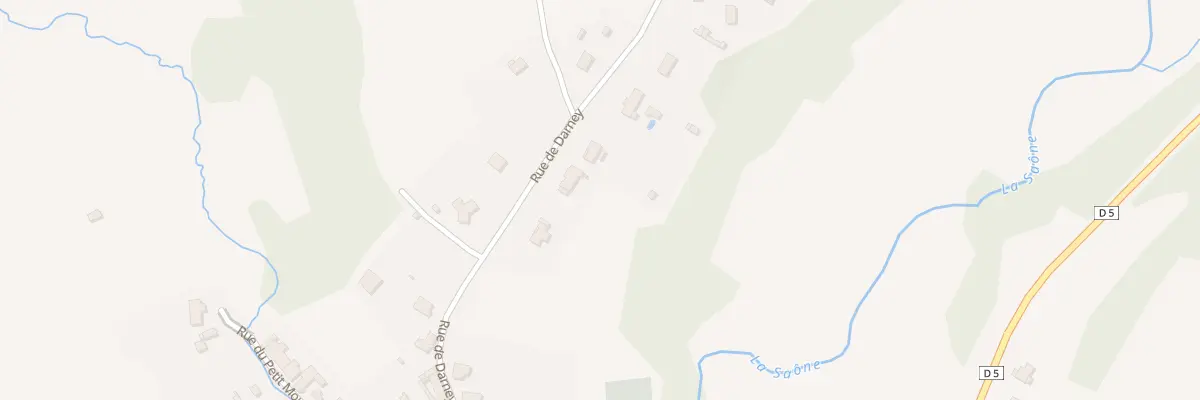 Plan du 42 Rue de Darney à Attigny