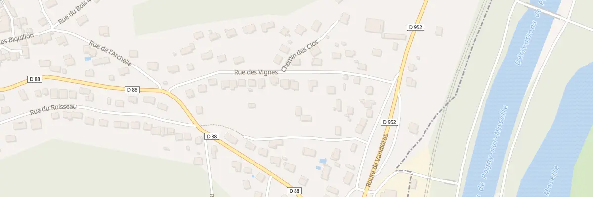 Plan du 20 Rue des Vignes à Norroy-lès-Pont-à-Mousson